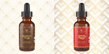 Load image into Gallery viewer, 2 ounce bottle of Southern Pecan Bitters and Spiced Cherry Bitters