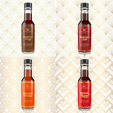 Load image into Gallery viewer, 5oz Bitters Bottle of Southern Pecan, Habanero Chili, Valencia Orange and Spiced Cherry 