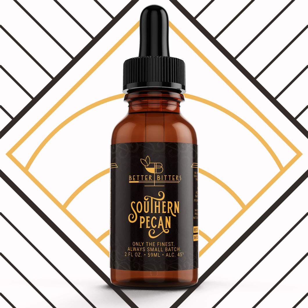 Southern Pecan Bitters 2oz dropper bottle