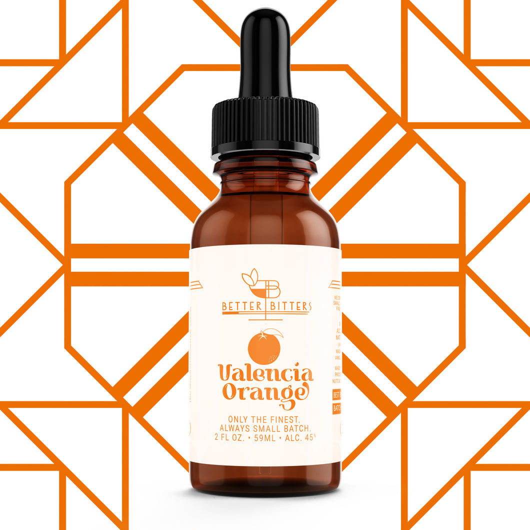 valencia orange bitters 2oz bottle
